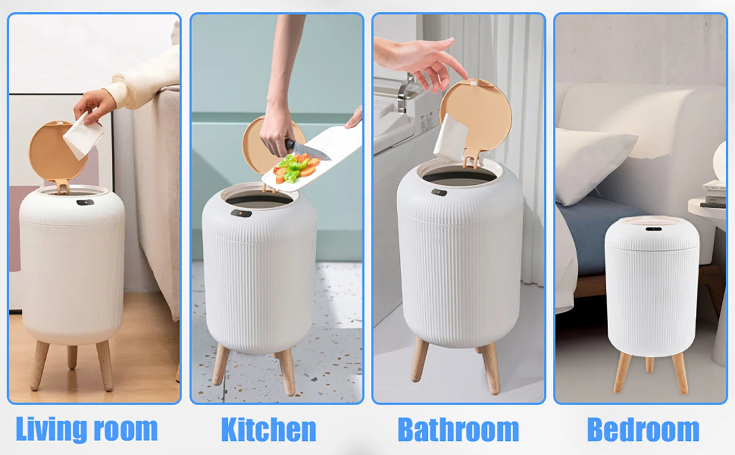 Smart Motion Sensor Trash Can